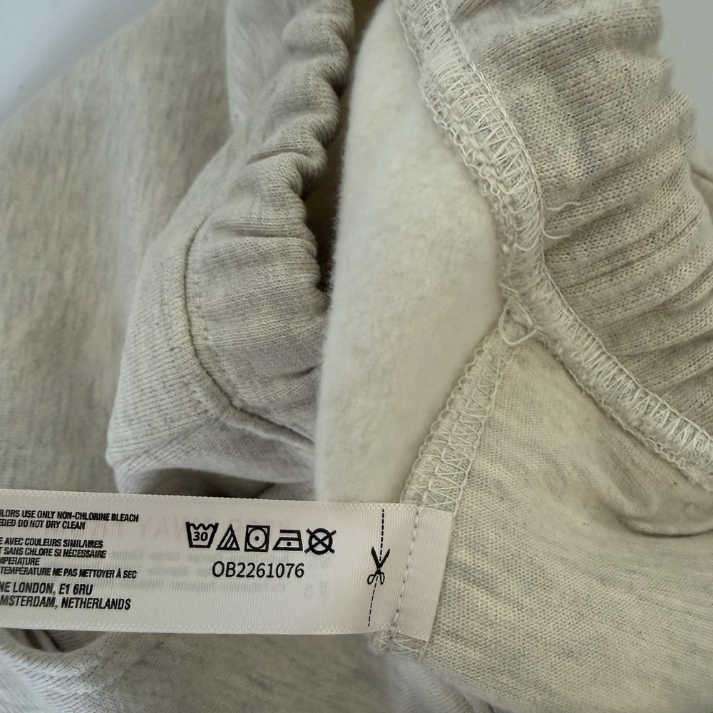 NEW Free People FP Movement For the Win Long Shorts Logo Size Small Tan Beige - Picture 8 of 14